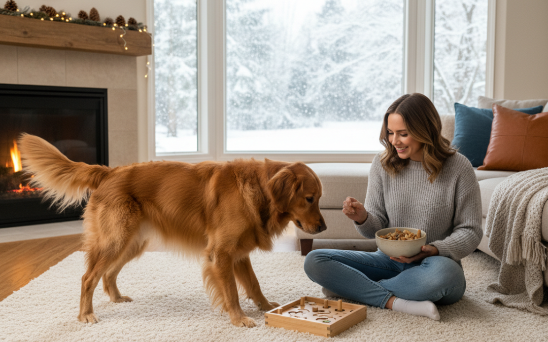 Prevenirea obezității la câinii ținuți în apartament iarna