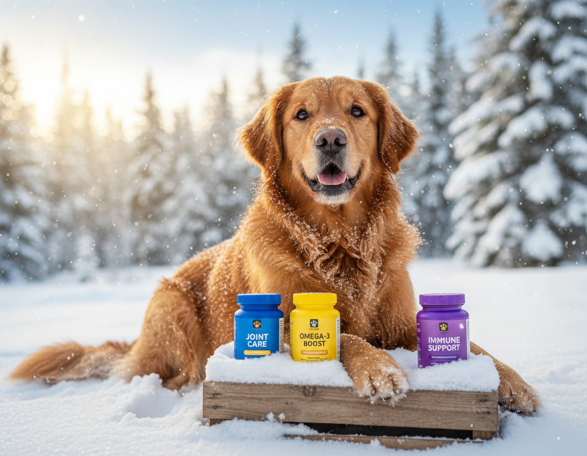 caine-iarna-recomandare-suplimente-alimentare câine iarnă recomandare suplimente alimentare