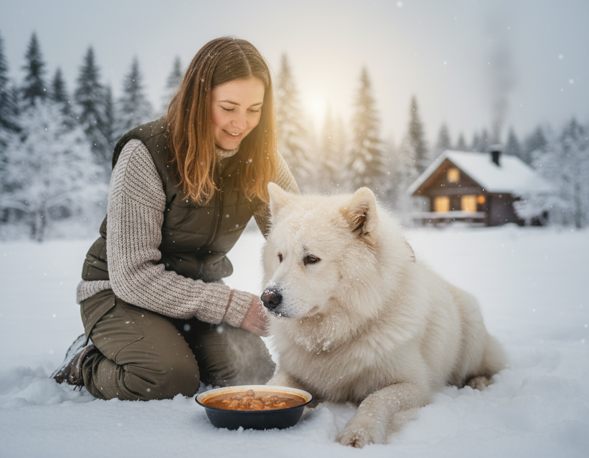câine iarnă restabilirea apetitului