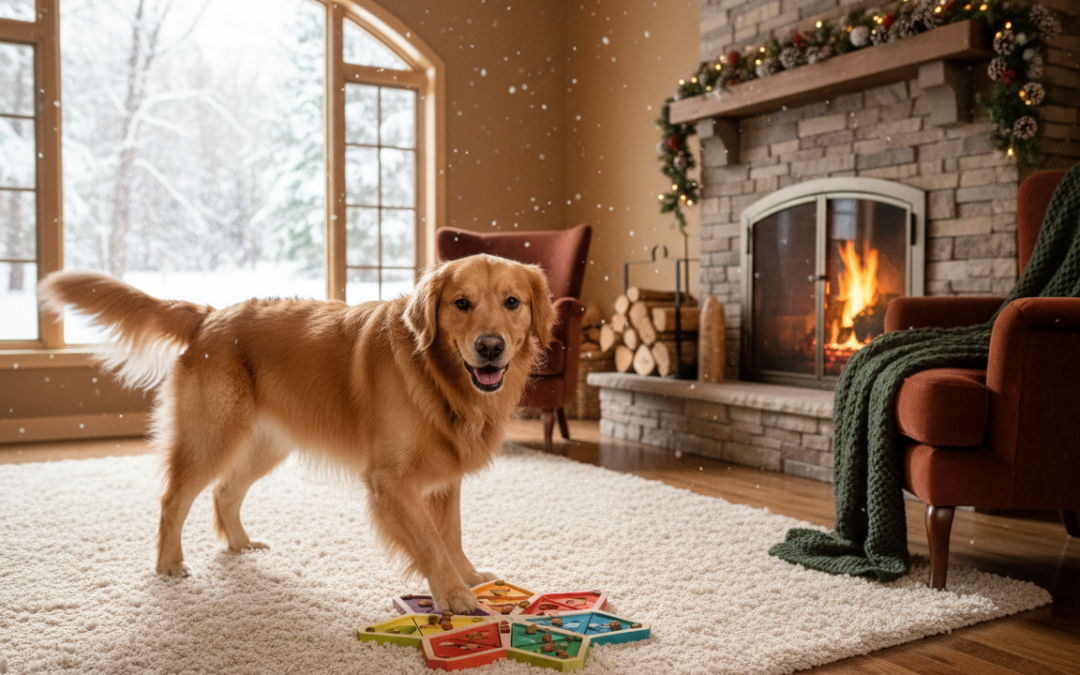 Provocări mentale pentru câini – jocuri de interior pentru iarnă