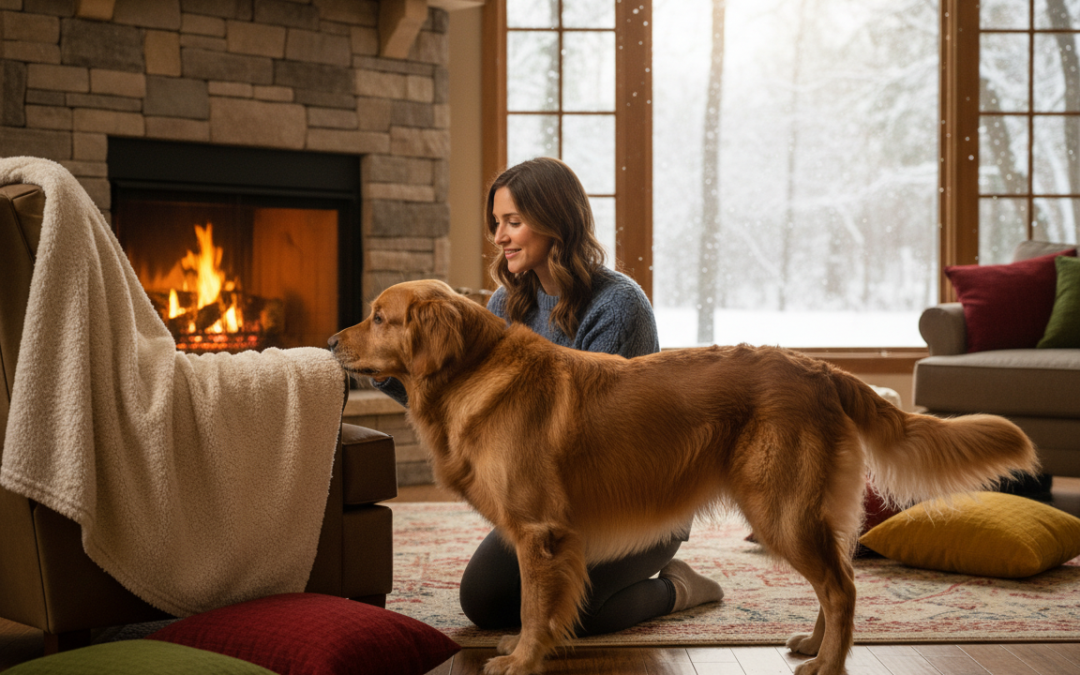 Obișnuirea câinelui de afară cu interiorul iarna – treptat și cu blândețe