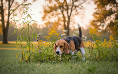 Câinii și ierburile alergene – cum reacționează?