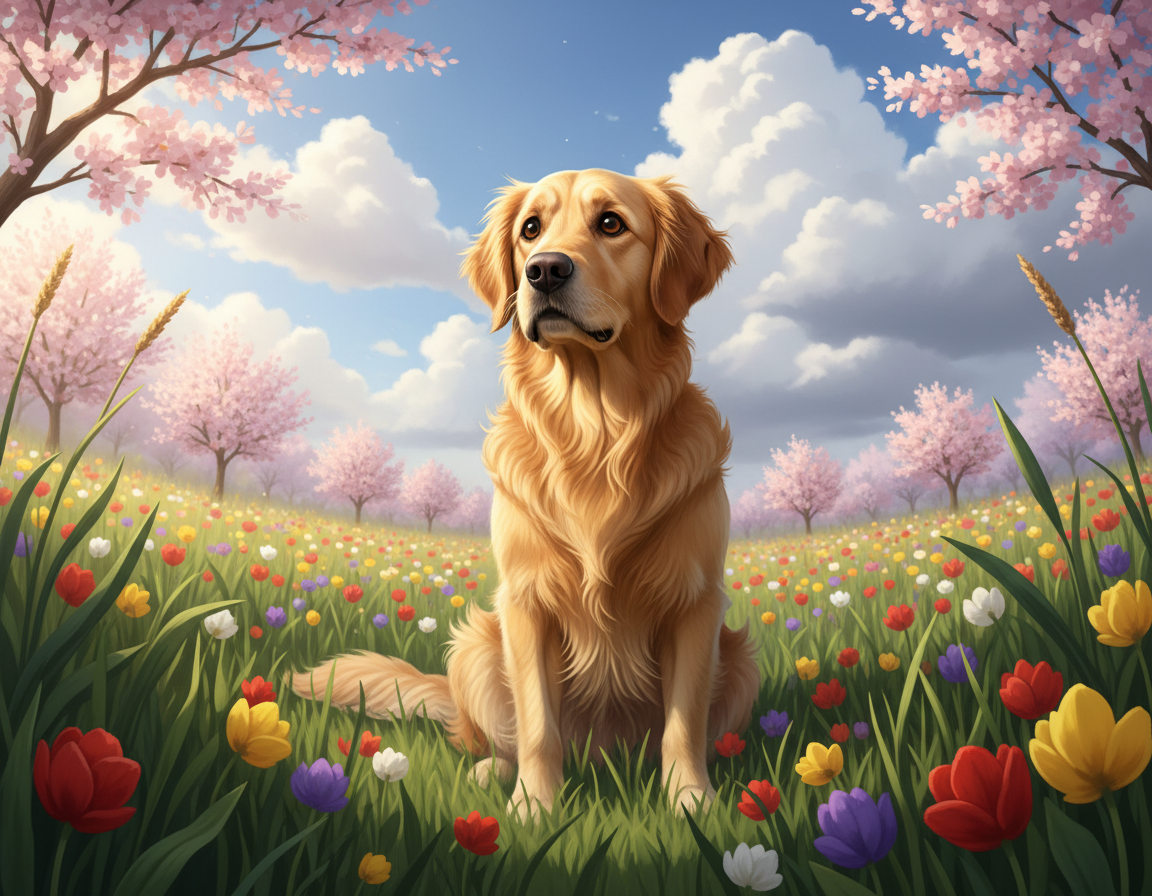 câine primăvară anxietate