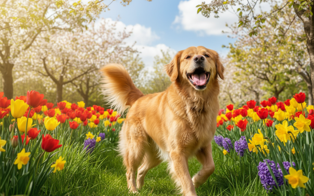De ce începe câinele să latre mai mult primăvara?