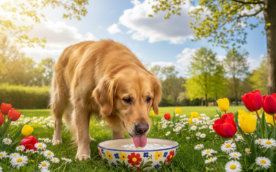 Obiceiurile de hidratare ale câinilor primăvara – la ce să fii atent?