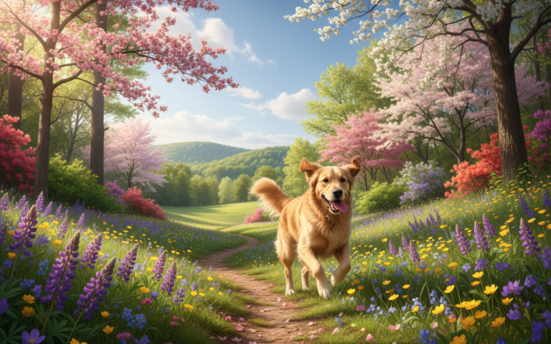 Drumeții de primăvară cu câinele – la ce să fii atent înainte de plecare