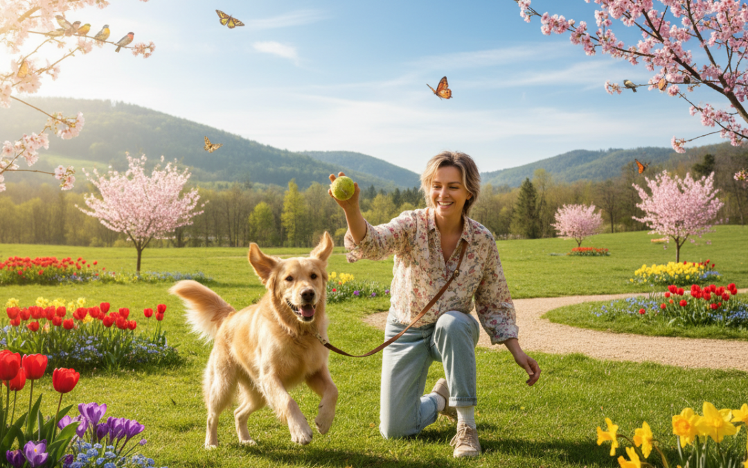 Excursie cu câinele primăvara – echipament de bază pe care să nu-l uiți