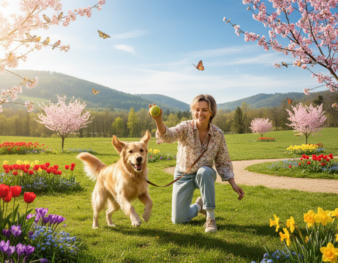 câine primăvară echipament excursie