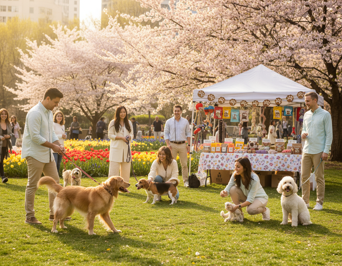 câine primăvară eveniment comunitar