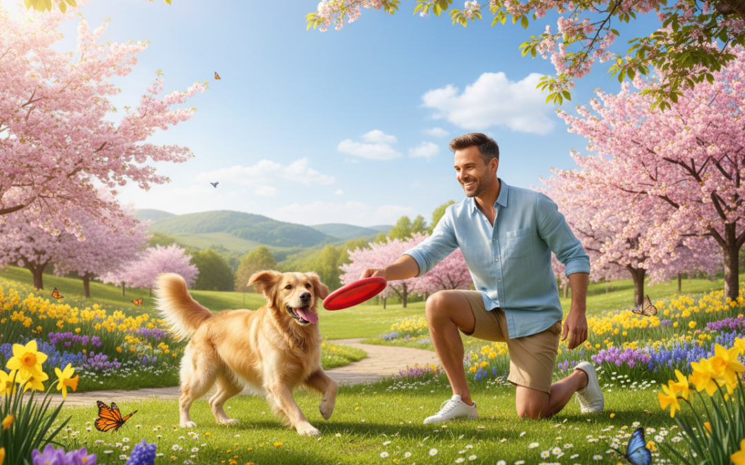 Aventuri cu câinele primăvara – ce puteți încerca împreună?