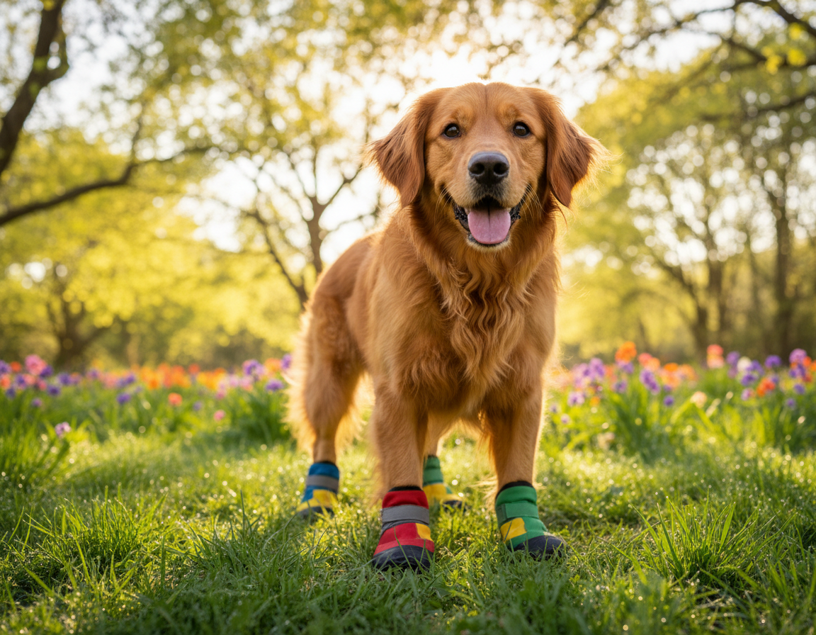 câine primăvară încălțăminte drumeție