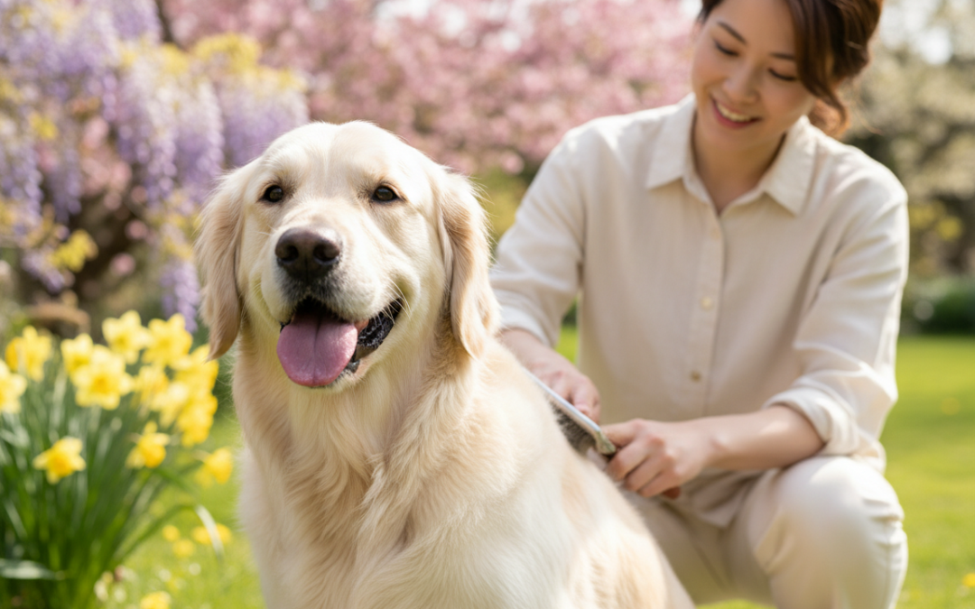 Îngrijirea blănii primăvara – perii, tehnici, frecvență