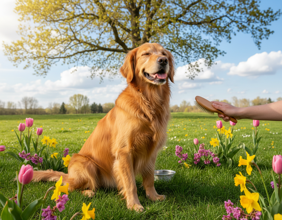 câine primăvară îngrijire piele