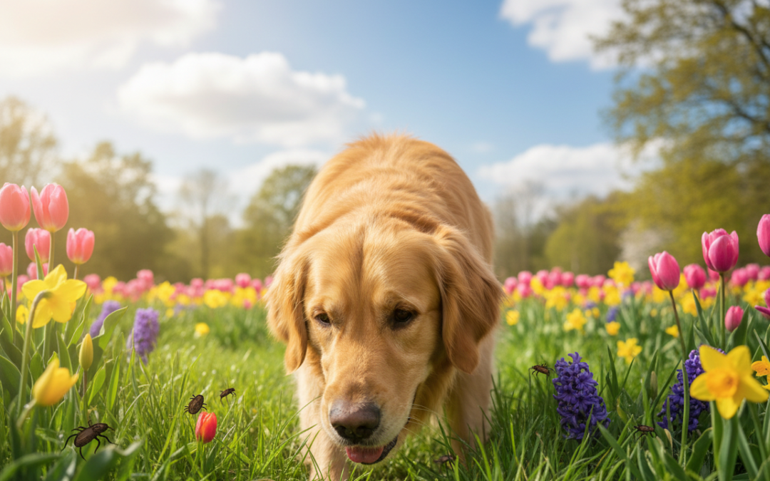 Paraziții de primăvară la câini – nu doar căpușele!