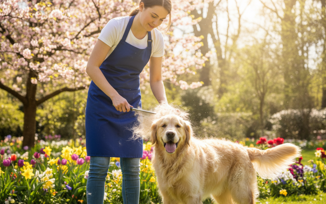 Cum să gestionezi năpârlirea câinelui în sezonul de primăvară?