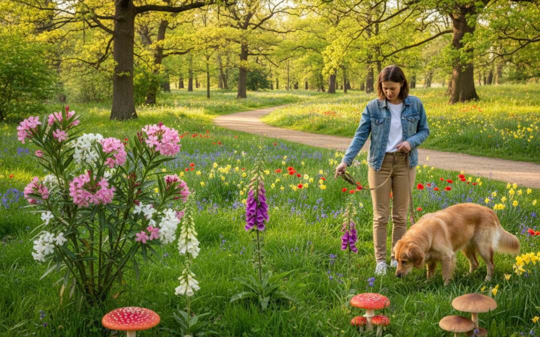 Plante toxice primăvara – la ce să fii atent la plimbare
