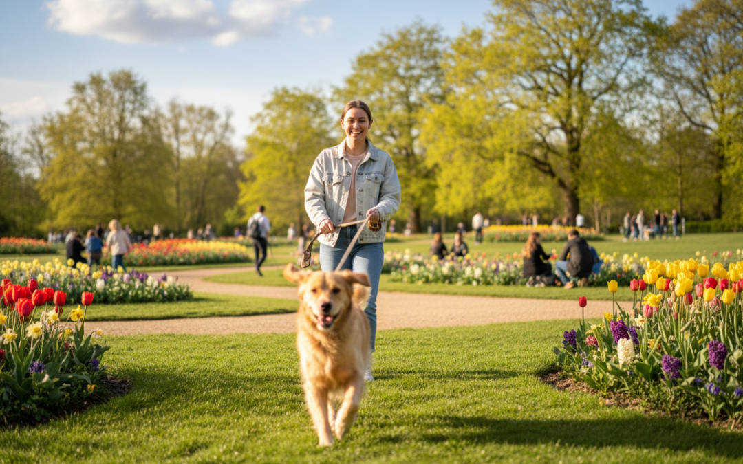 Prima plimbare de primăvară – cum să îți readaptezi câinele?