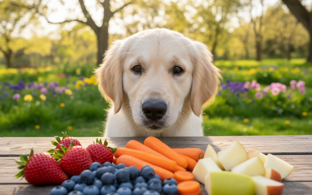 Fructe și legume de primăvară pentru câini – ce poți oferi?