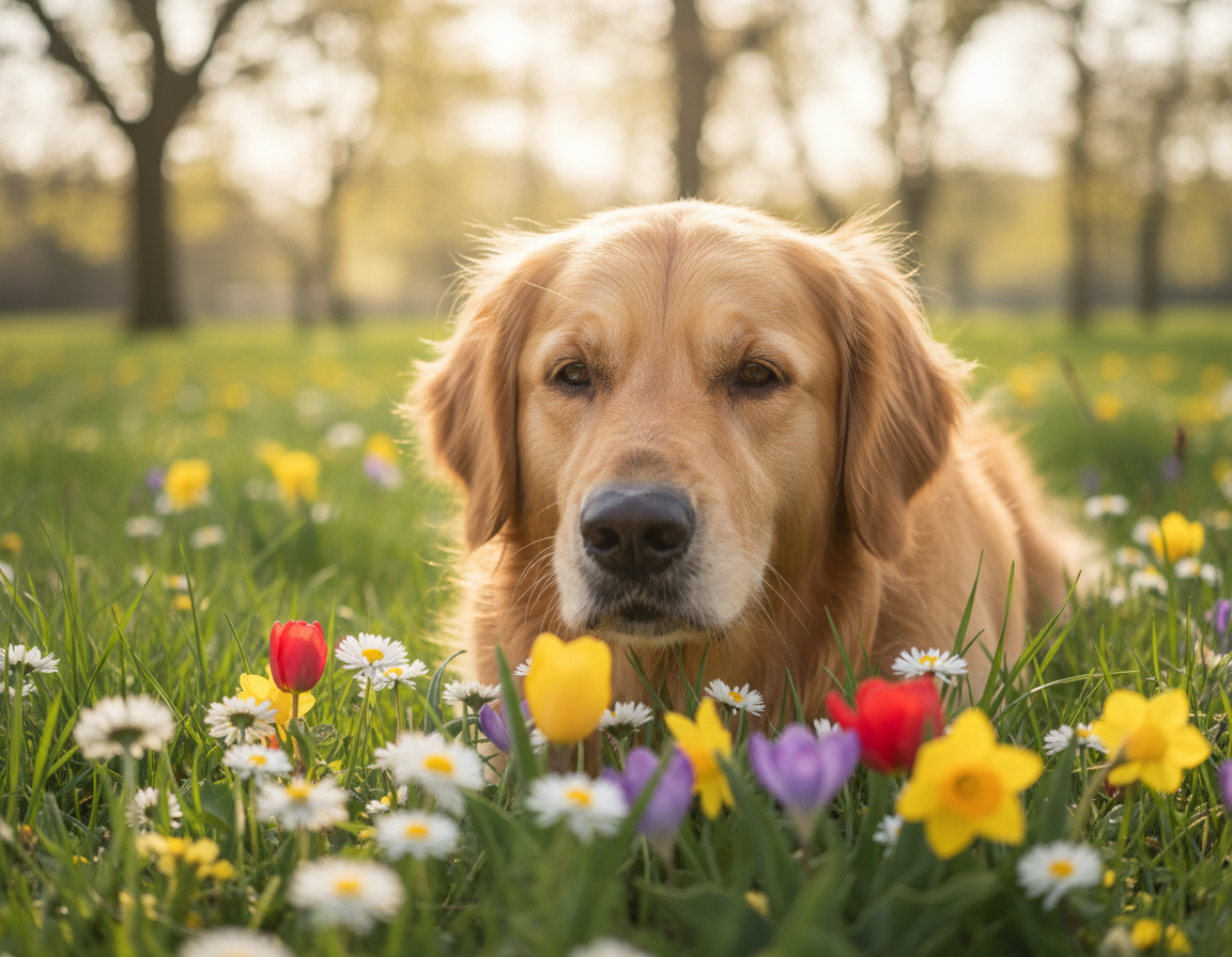 caine-primavara-schimbare-miros câine primăvară schimbare miros