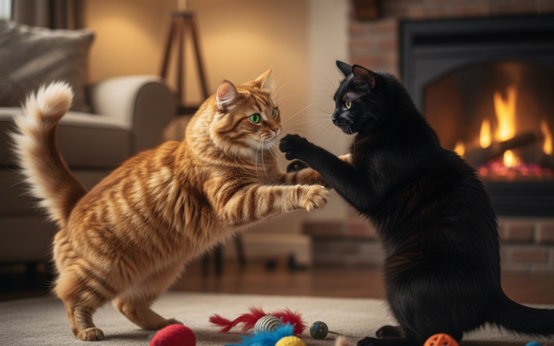 Comportament agresiv sau jucăuș la pisici – Tot ce trebuie să știi despre asta!