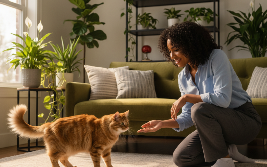 Comportamentul pisicii față de străini – Tot ce trebuie să știi despre asta!