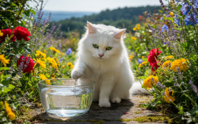 Consumul de apă al pisicii vara – Tot ce trebuie să știi despre asta!