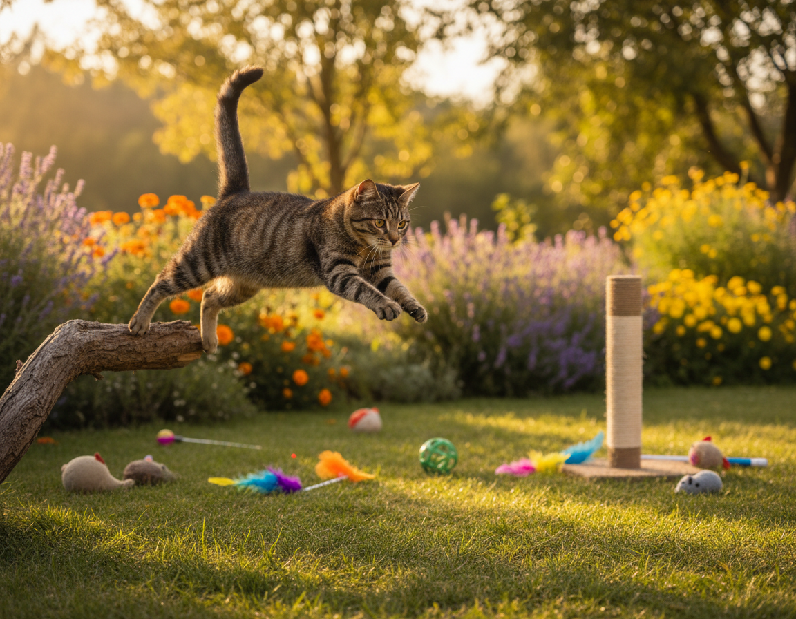 dezvoltarea capacității de săritură la pisici