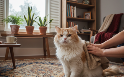 Îngrijirea pisicii după vreme ploioasă – Tot ce trebuie să știi despre asta!