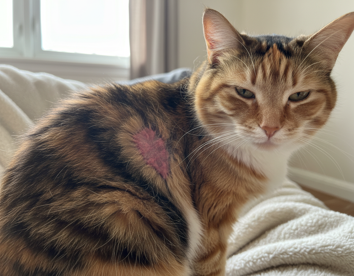 iritații ale pielii cauzate de vreme la pisici