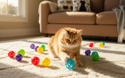 Jocuri interactive cu mingi pentru pisici – Tot ce trebuie să știi despre asta!