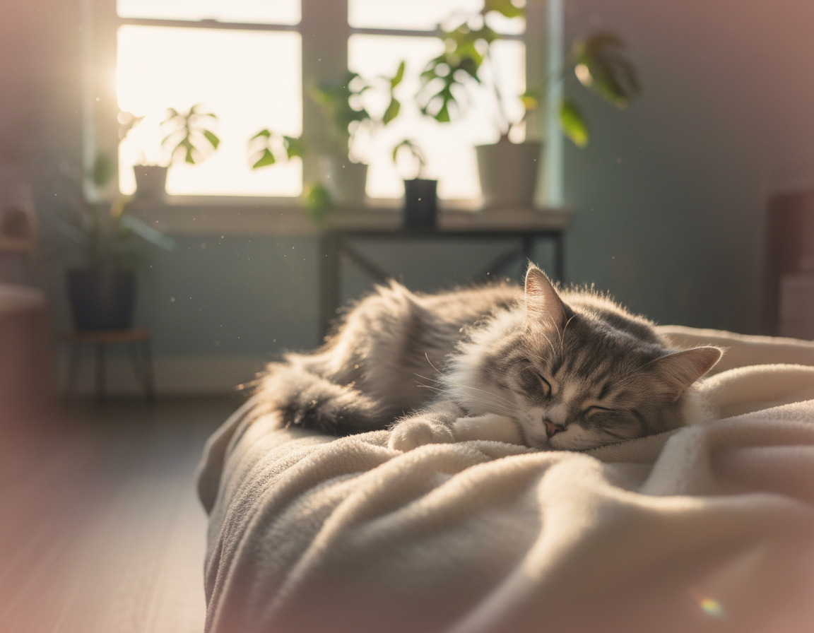 obiceiurile de somn ale pisicii