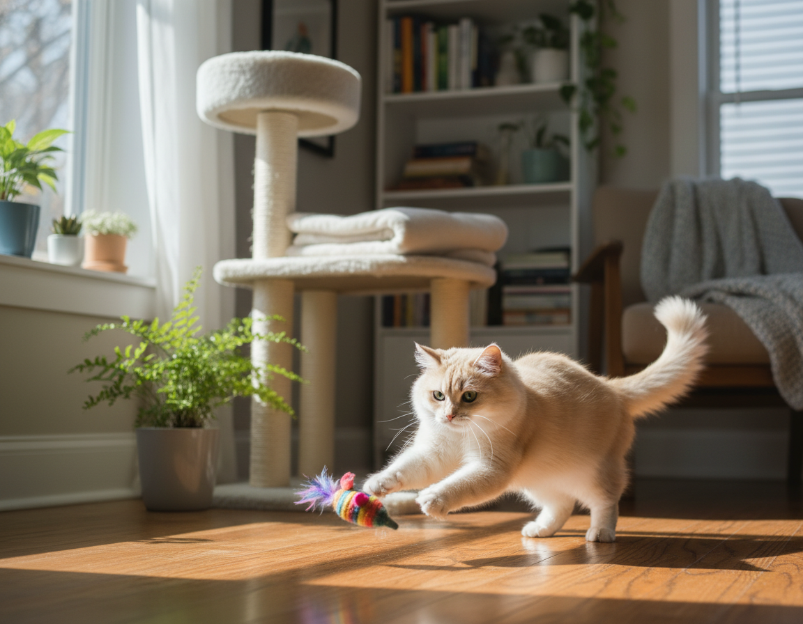 orele active ale pisicii pe parcursul zilei