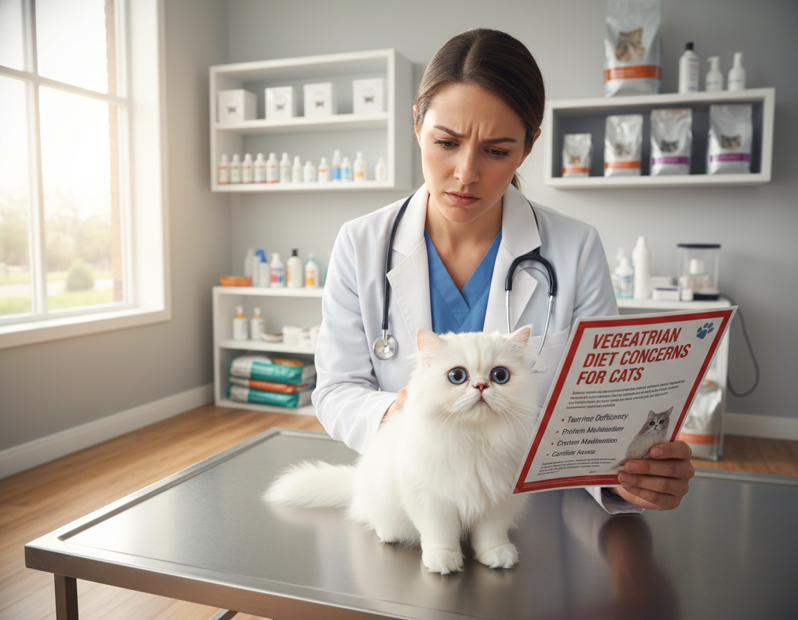 pericolele dietei vegetariene la pisici