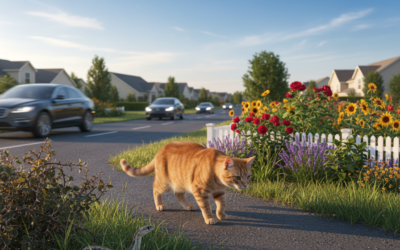 Pericolele pentru pisici în aer liber – Tot ce trebuie să știi despre asta!