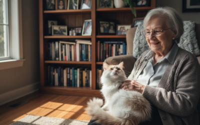 Prietenia pisicii cu persoanele în vârstă – Tot ce trebuie să știi despre asta!