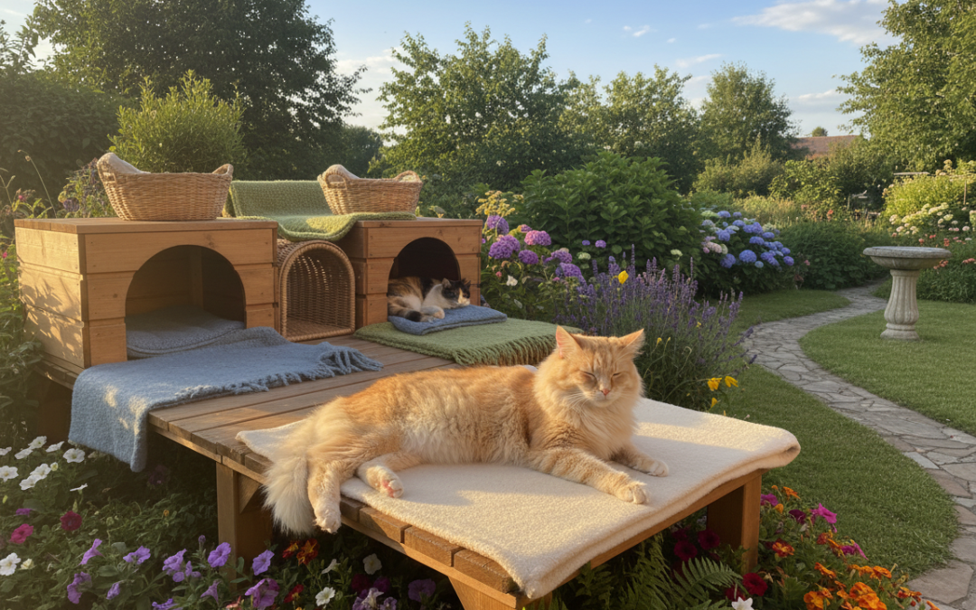 Spații de odihnă exterioare pentru pisici – Tot ce trebuie să știi despre asta!