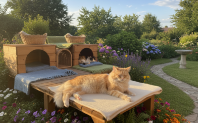 Spații de odihnă exterioare pentru pisici – Tot ce trebuie să știi despre asta!