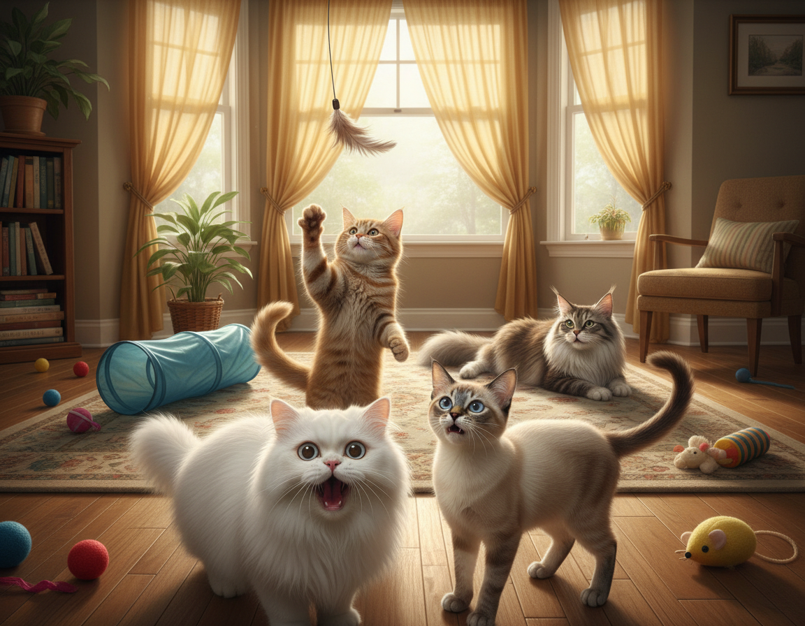 tipuri de mieunat la pisici