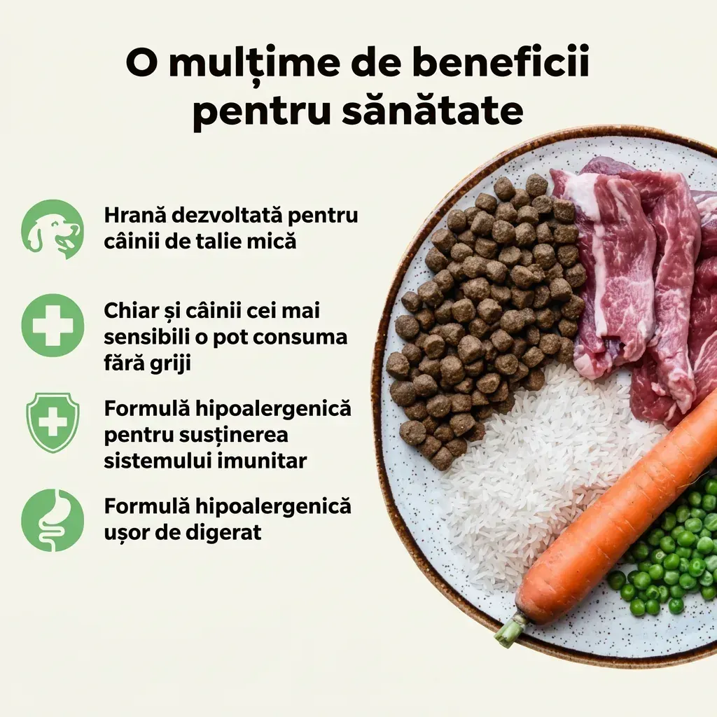 Hrană uscată hipoalergenică Juliet cu miel pentru câini 3 Hrană uscată hipoalergenică Juliet cu miel pentru câini - imagine 3