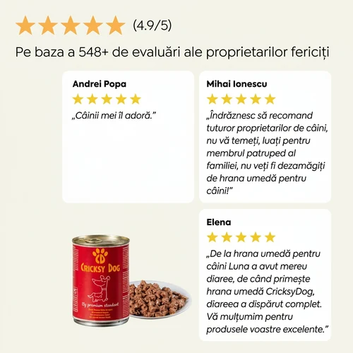 Hrană umedă Ely cu porc și somn pentru câini – 415 g 6 Hrană umedă Ely cu porc și somn pentru câini – 415 g - imagine 6