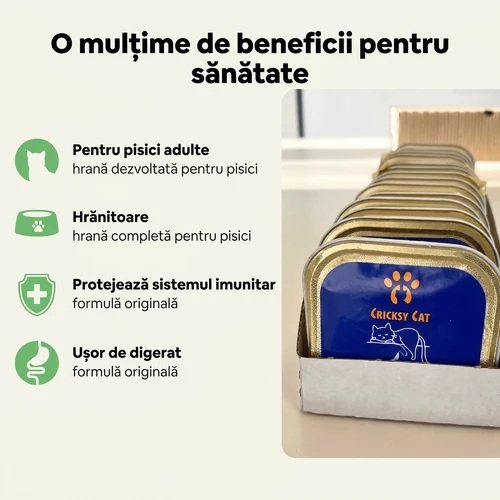 Hrană umedă Bill cu somon și păstrăv pentru pisici – 100 g 3 Hrană umedă Bill cu somon și păstrăv pentru pisici – 100 g - imagine 3